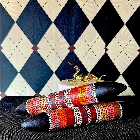 Handcrafted Aboriginal Clapping Sticks – Authentic & Beautifully Made - Picture 4 of 12